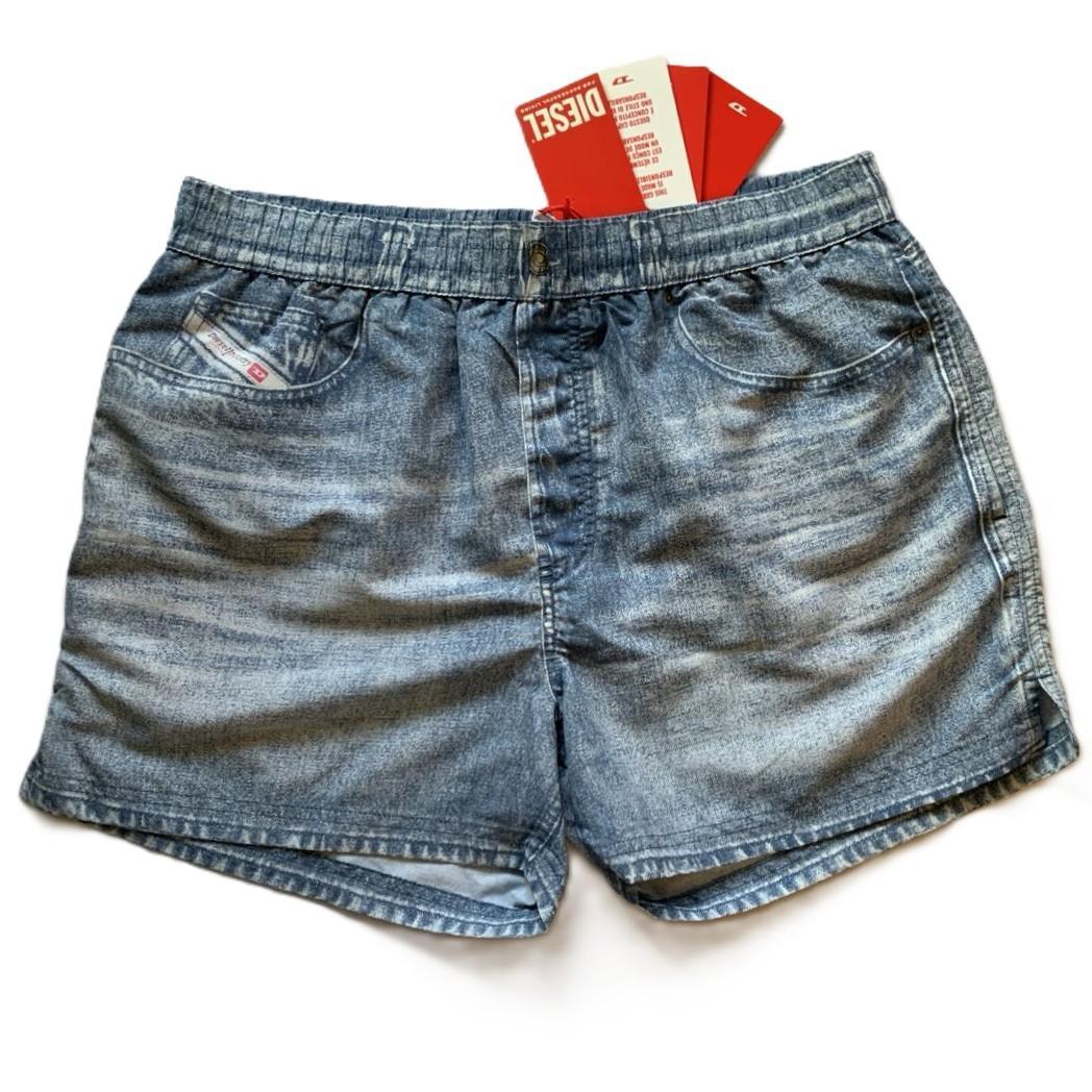 新品　DIESEL　スイム ハーフ パンツ　L　A13161　BMBX KEN