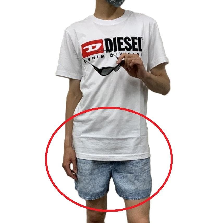 新品　DIESEL　スイム ハーフ パンツ　L　A13161　BMBX KEN