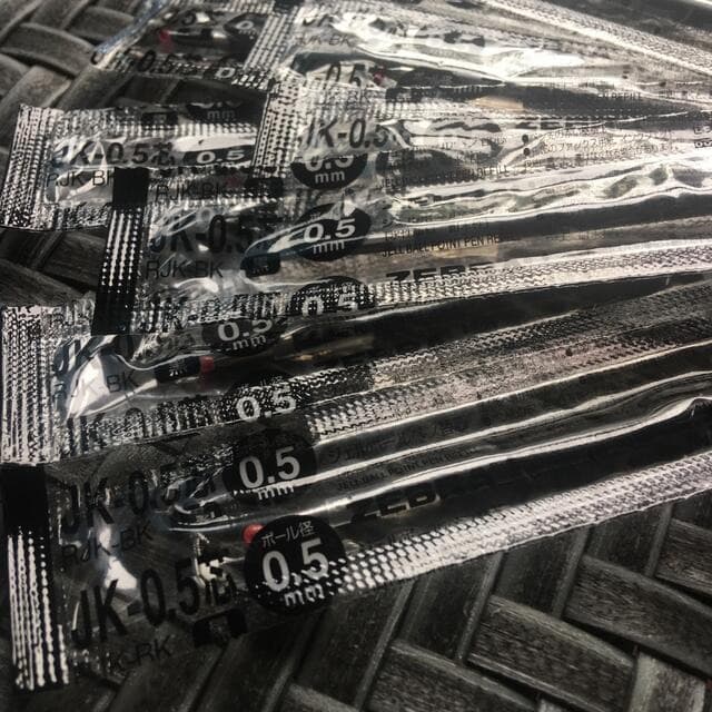 ゼブラ ジェルボールペン替芯 多色多機能 JK-0.5芯 黒 10本