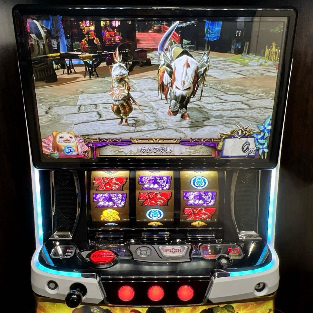 スマスロ「モンスターハンターライズ」ハンターパネル　送料無料　パチスロ実機