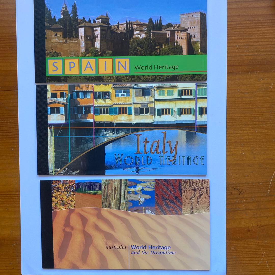 年始特別価格国連ニューヨーク本部発行世界遺産切手帳　６種