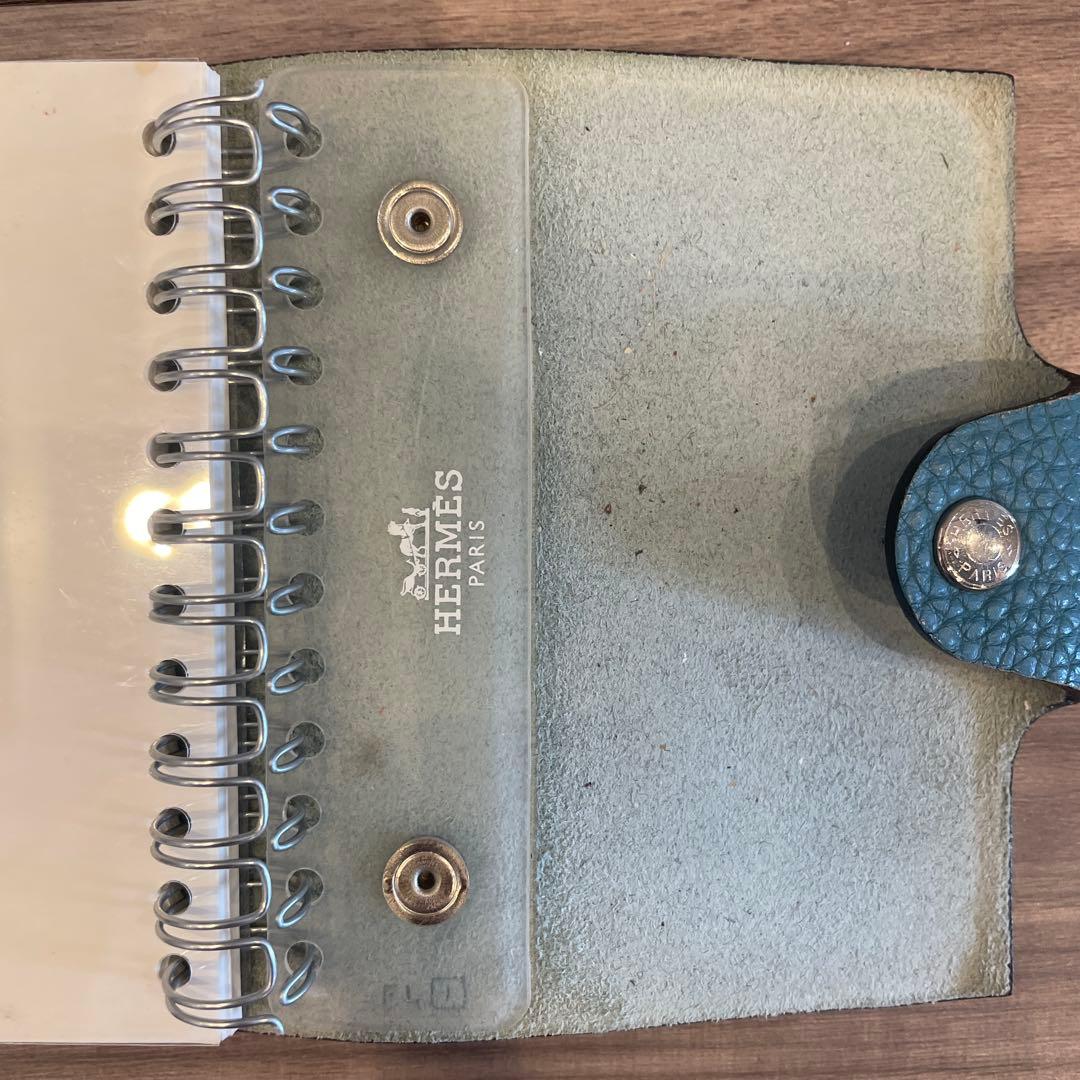 【エルメス】メモ帳　ブルージーン