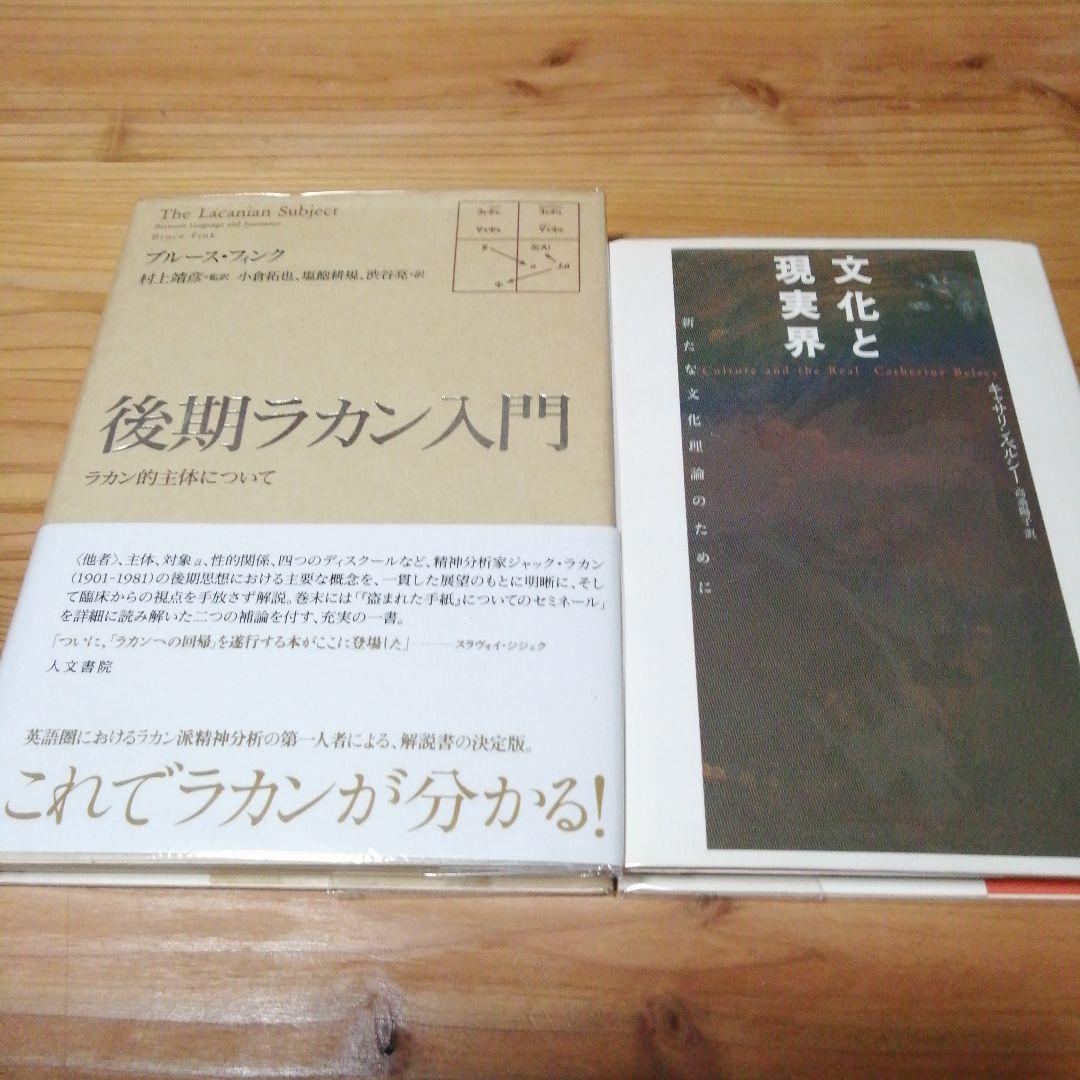 現実界・2撰【『後期ラカン入門 』『文化と現実界』】