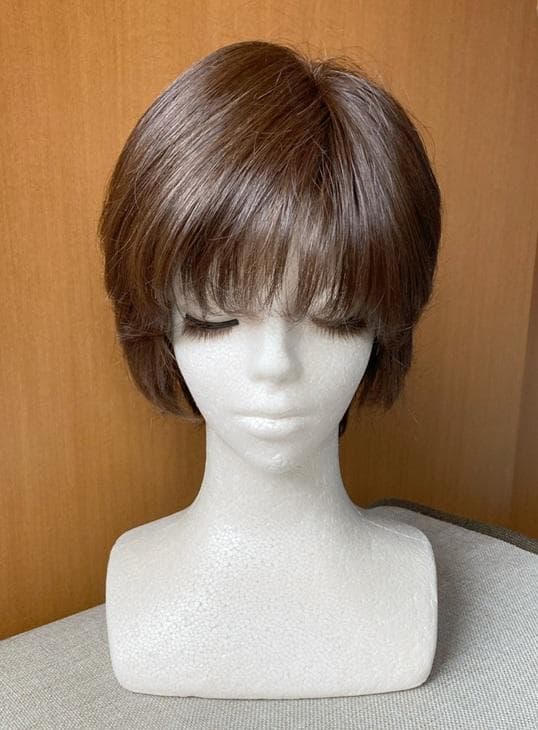 もんちゃん　マダムヒロコ　ハンドメイド　人毛MIX　ビューティフルショート