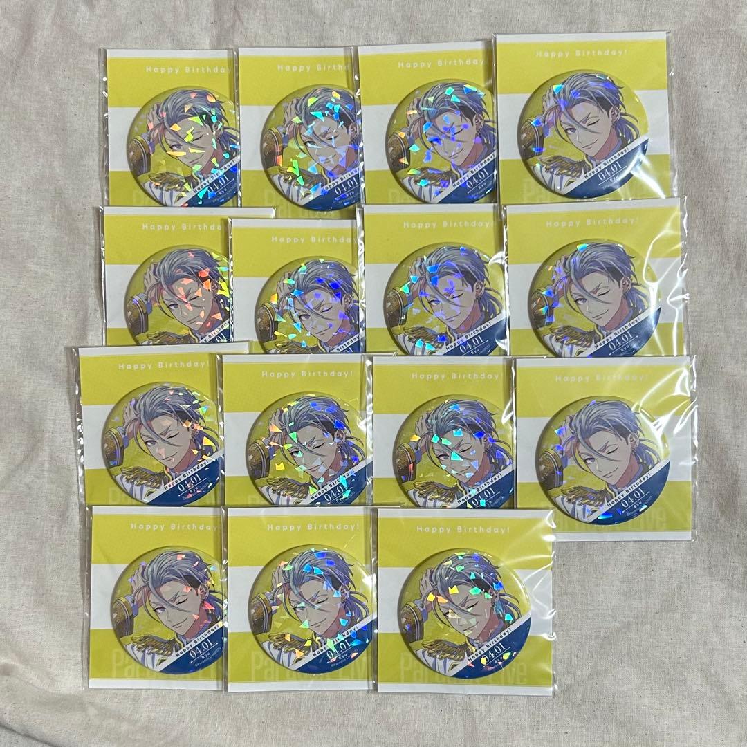 パラライ 棗リュウ バースデー 缶バッジ