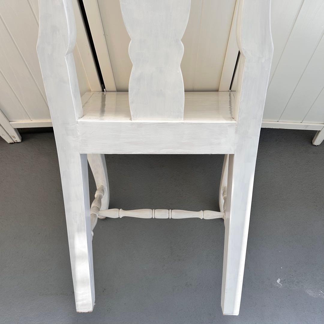 ロココ調　猫脚　ホワイト　チェア