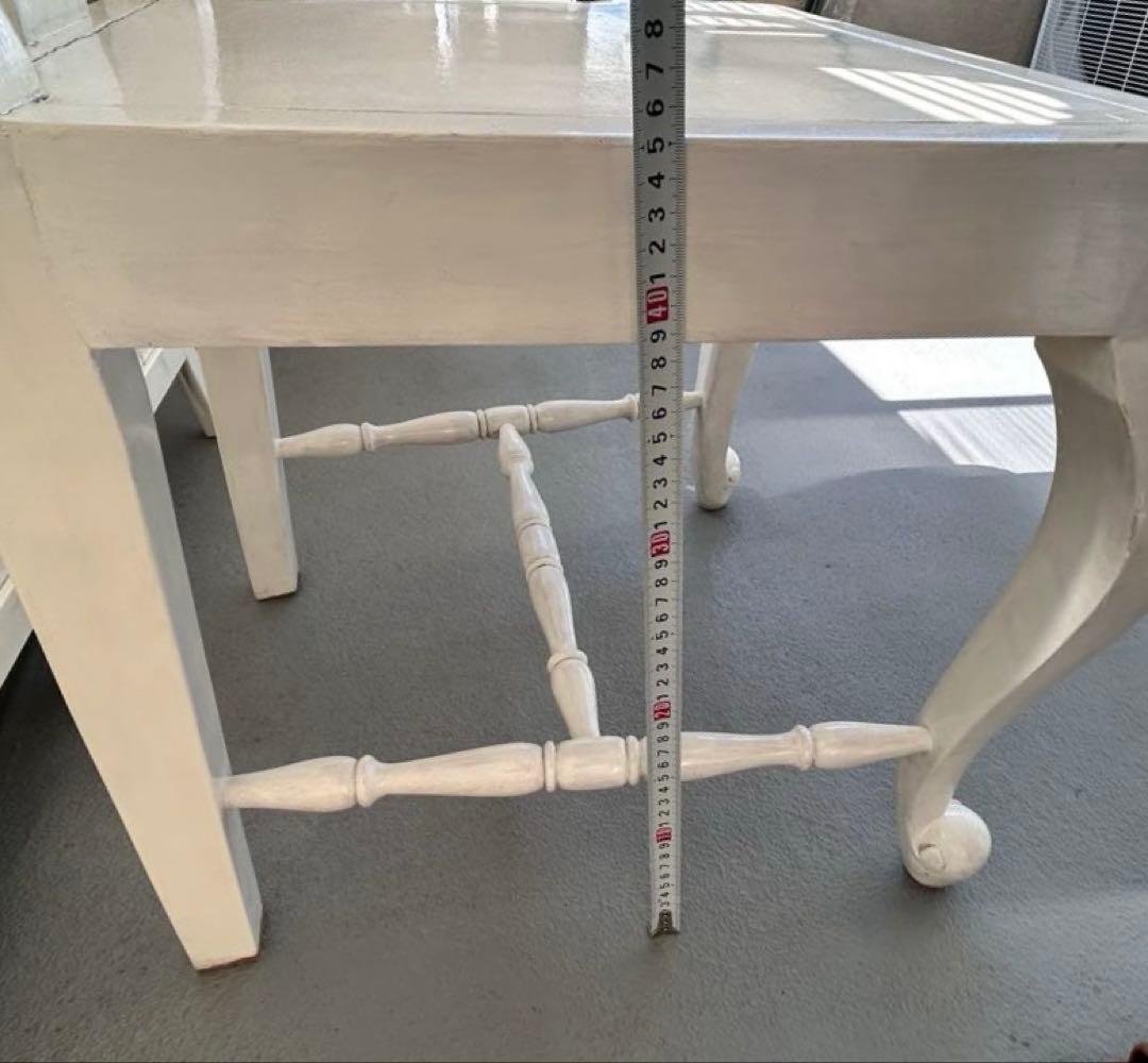 ロココ調　猫脚　ホワイト　チェア