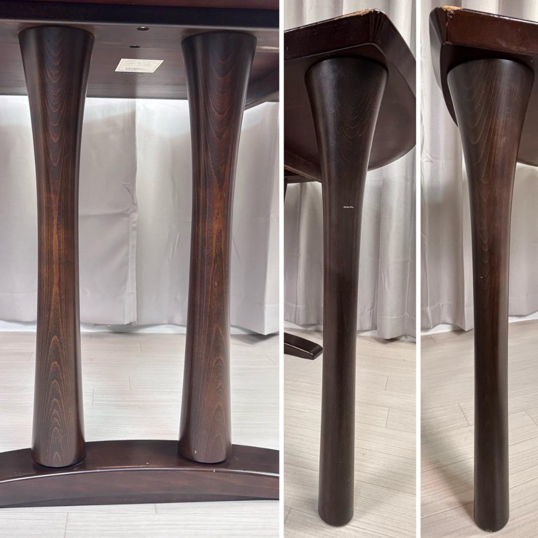 カリモク　半円　ダイニングテーブル