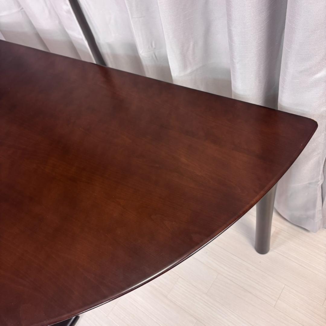 カリモク　半円　ダイニングテーブル