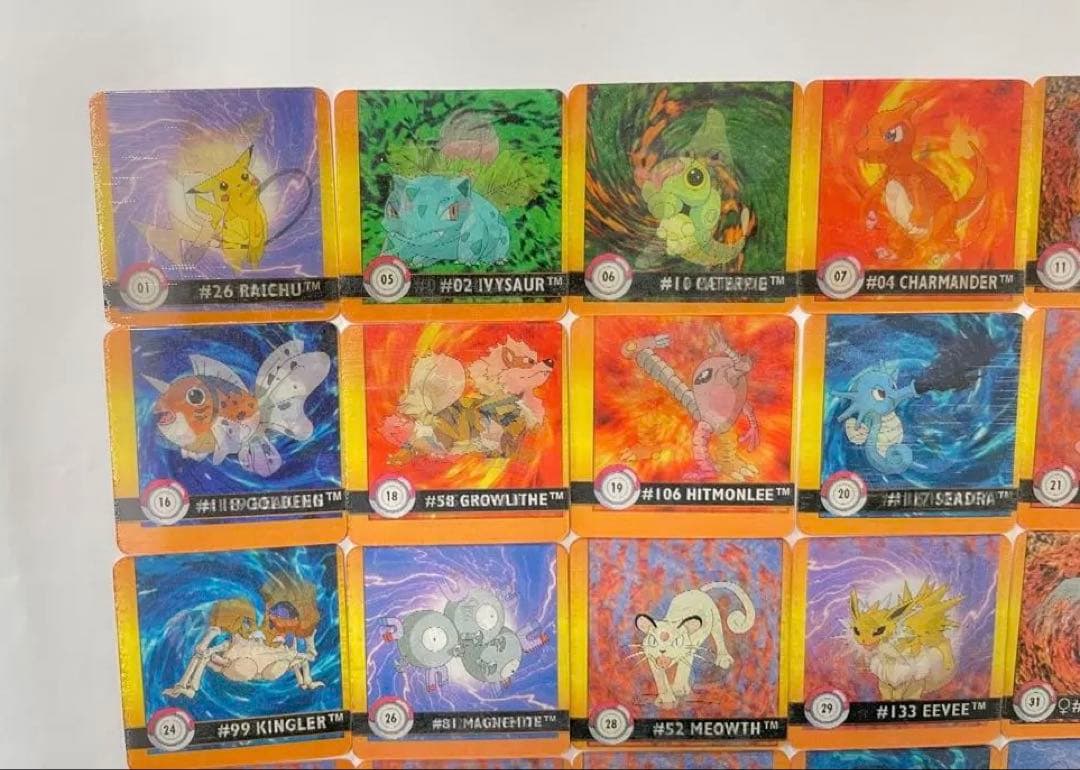 【超 希少】ポケモン 海外版 3Dカード カードダス シール烈伝 最強シール烈伝