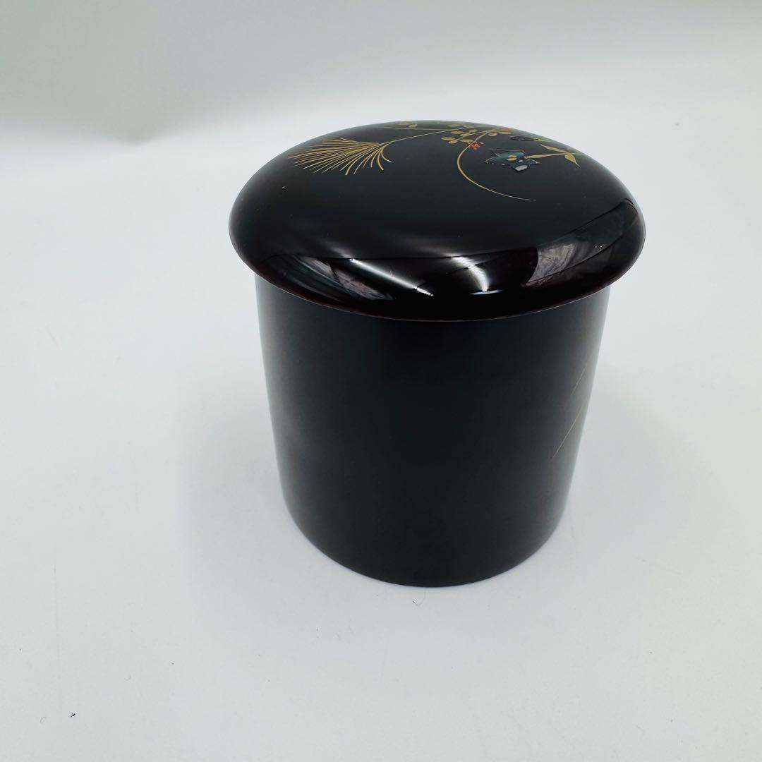 【宗景造　秋草蒔絵　金輪寿　棗　塗物　茶道具】共箱　骨董　アンティーク