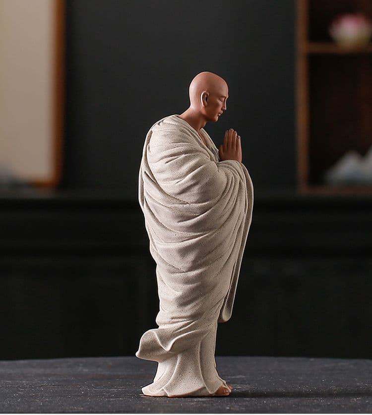 紫砂 布施小僧 茶道具 工芸品 美術品 置物