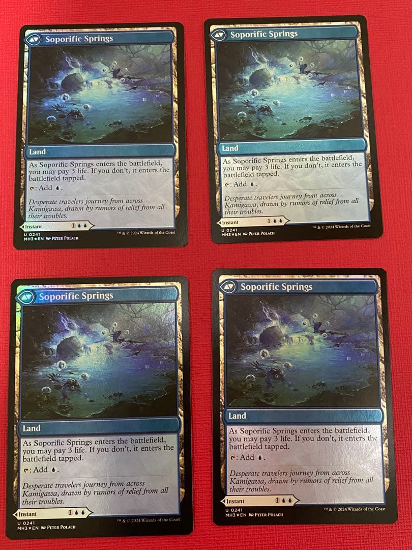 MTG　朦朧への没入 foil 英語版　4枚セット