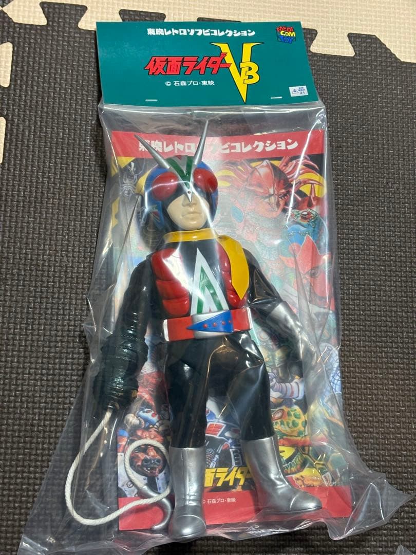 ポ*ト様 東映レトロソフビコレクション ライダーマン ロープアームひも付きVer