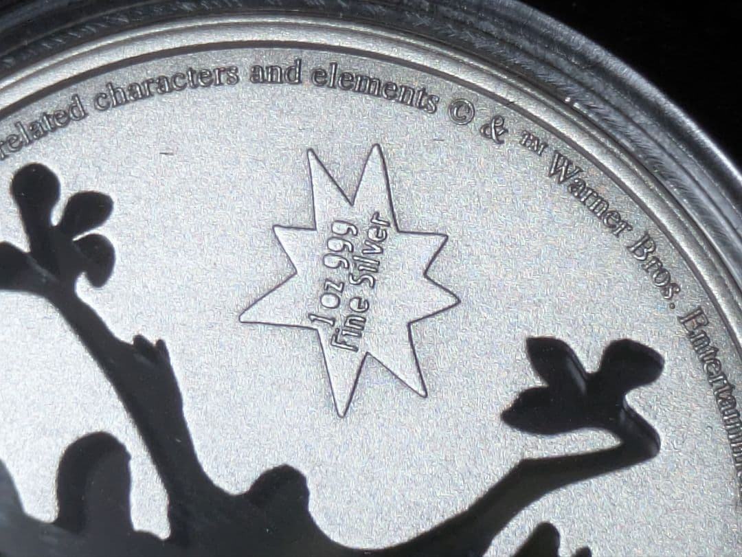 ルーニー・テューンズ　ワイリーコヨーテ1オンス純銀