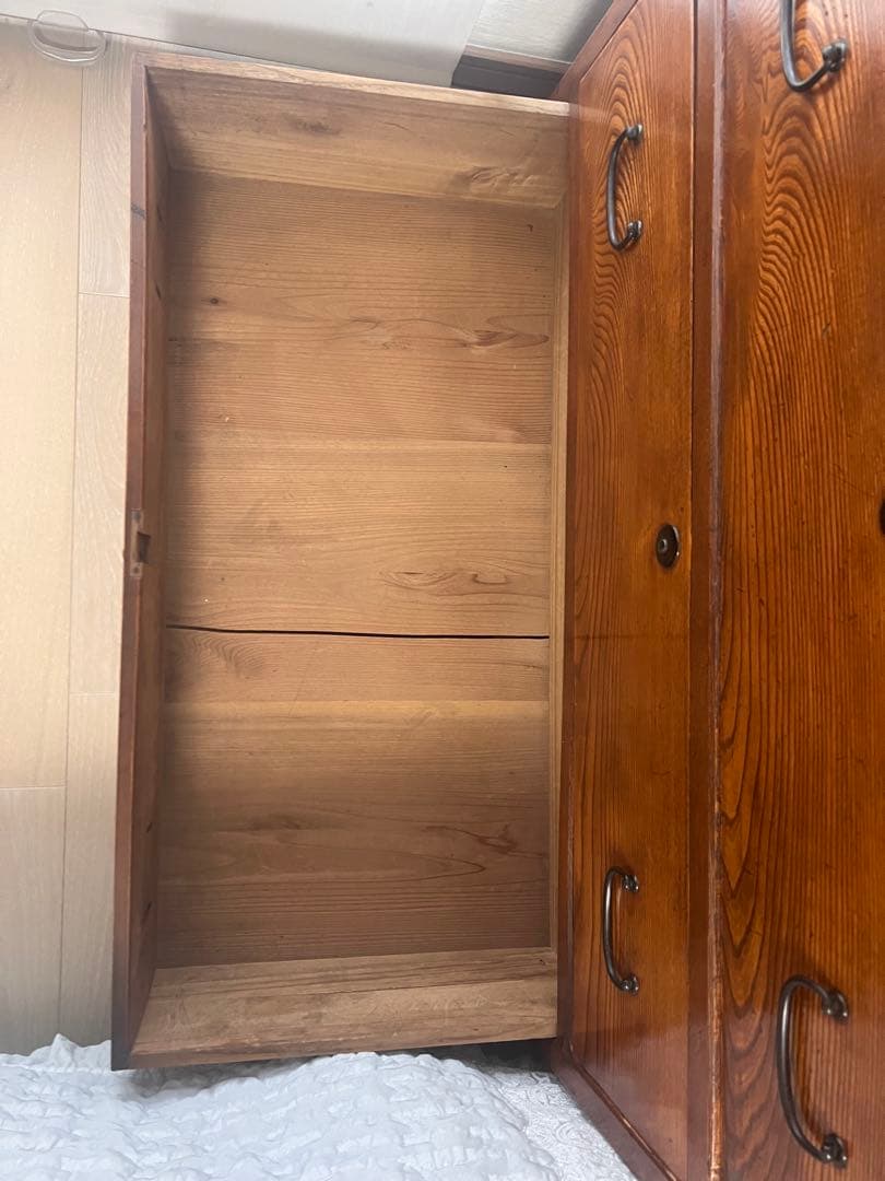 669木製伝統的和風箪笥 6引き出し