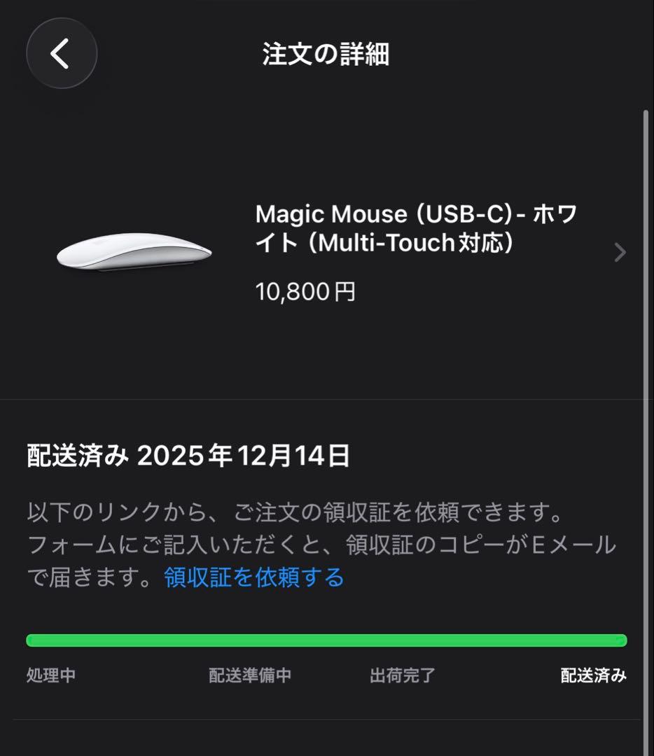 apple Magic Mouse usb-c multi-point対応