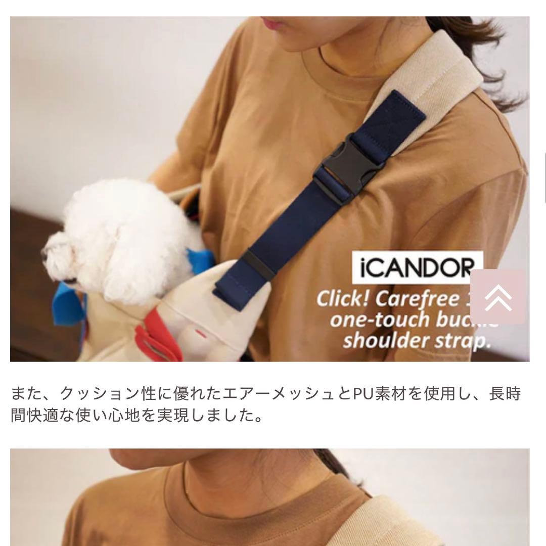 ICANDOR キャリーバッグ ベージュMサイズ