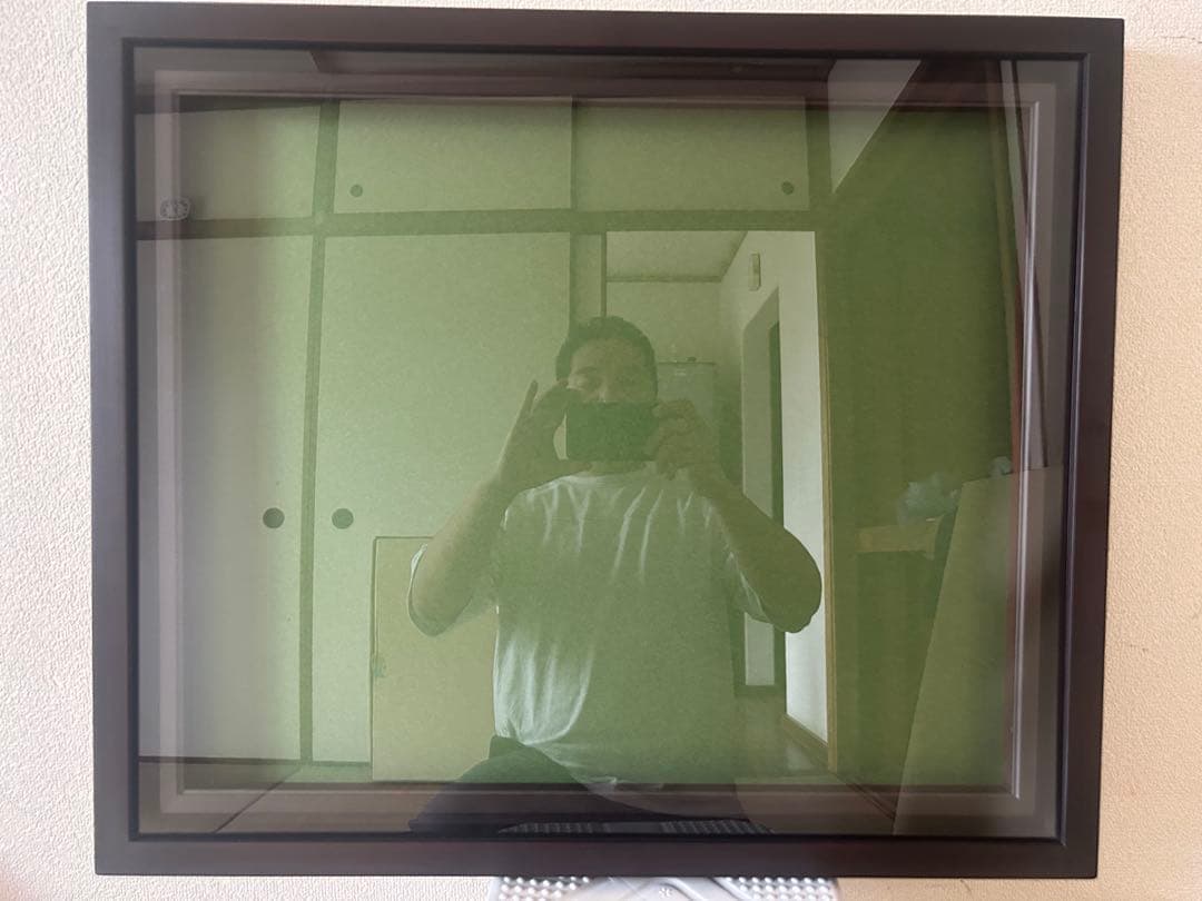 木製油彩額縁2点