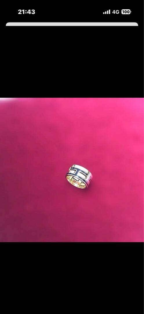 HERMESムーブアッシュゴールドリング美品