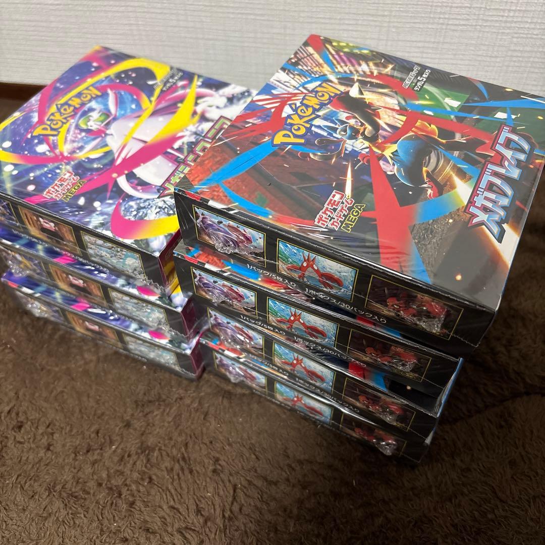 ポケモンカード メガブレイブ4BOX メガシンフォニア3BOX 新品未開封