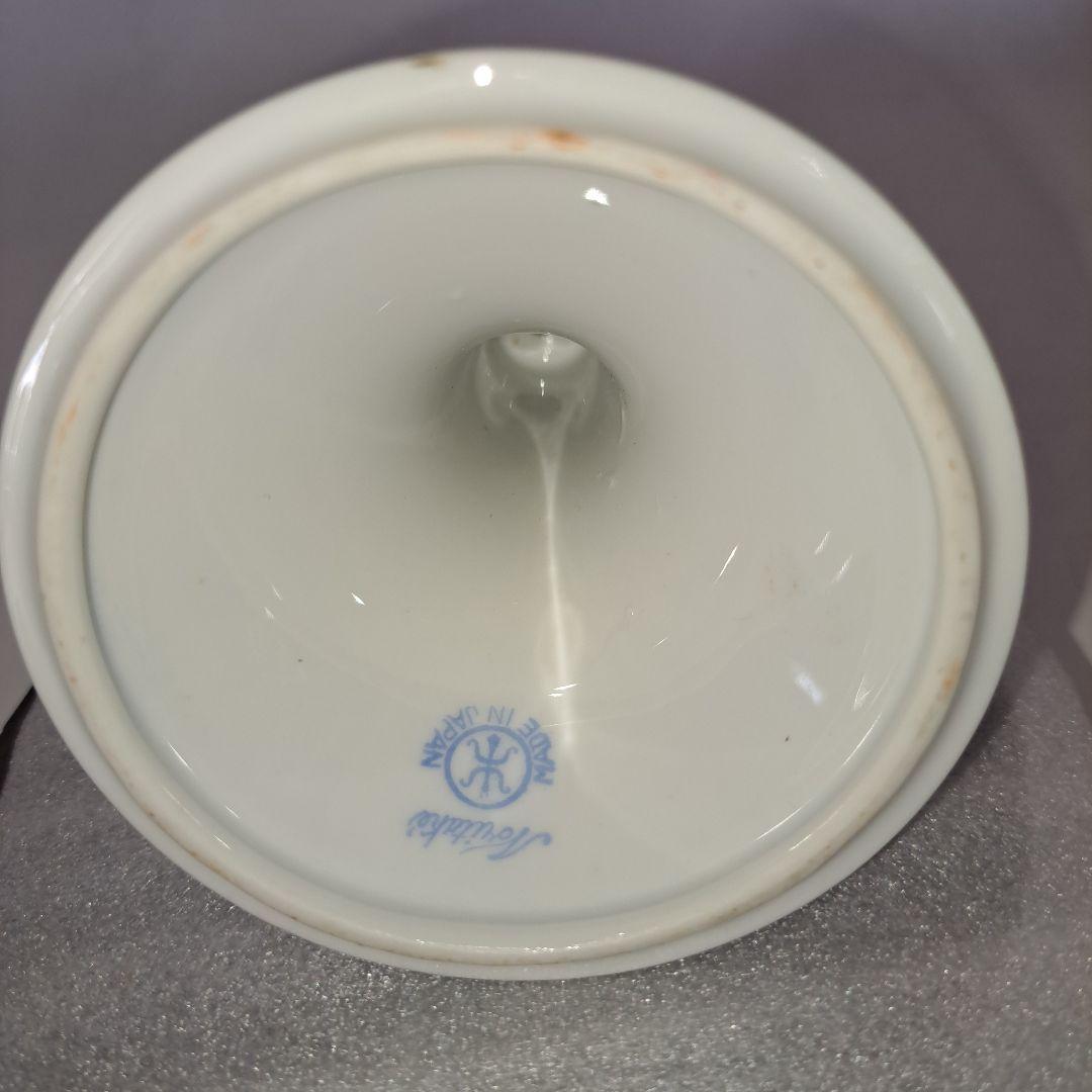 オールドノリタケ　キャンドル立て　１９３３年 　本金金彩色絵　砂漠ラクダ文