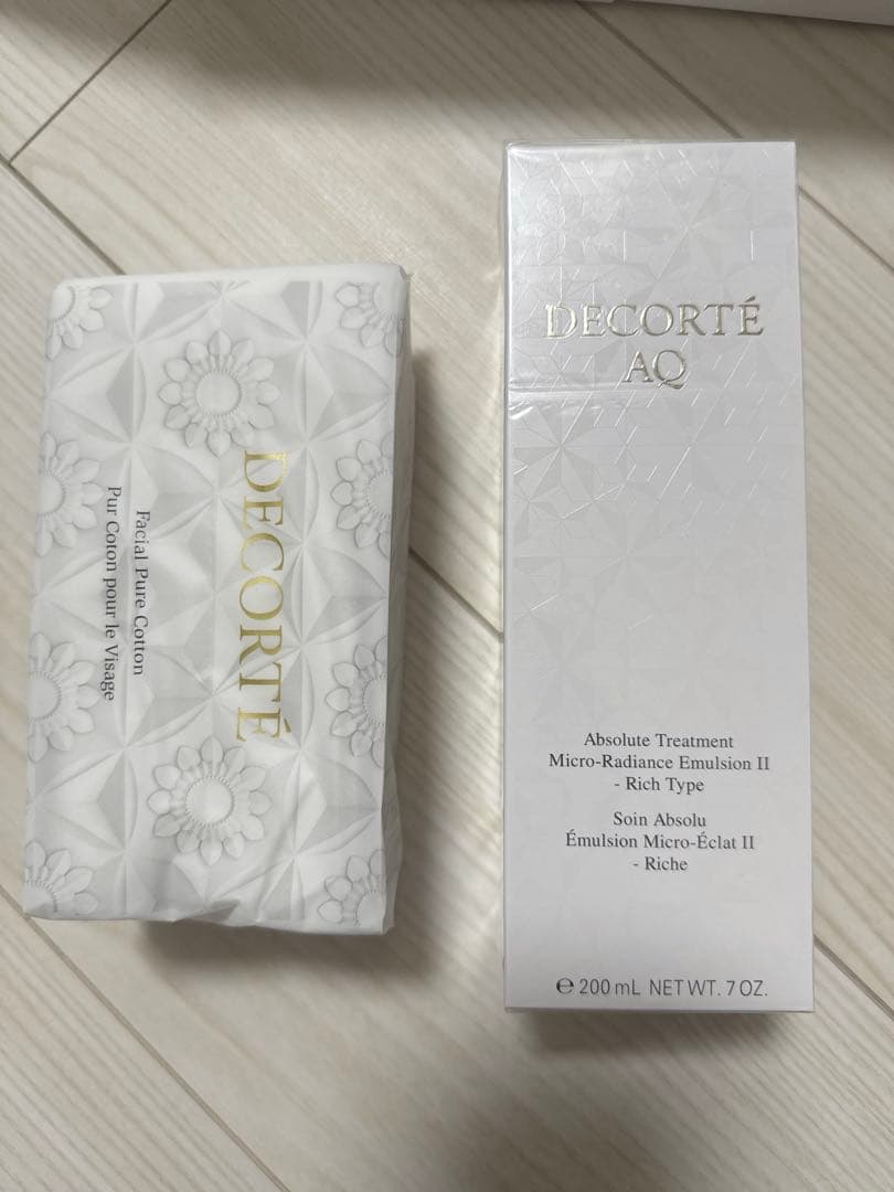 DECORTÉ AQ エマルジョン II リッチタイプ 200ml コットン