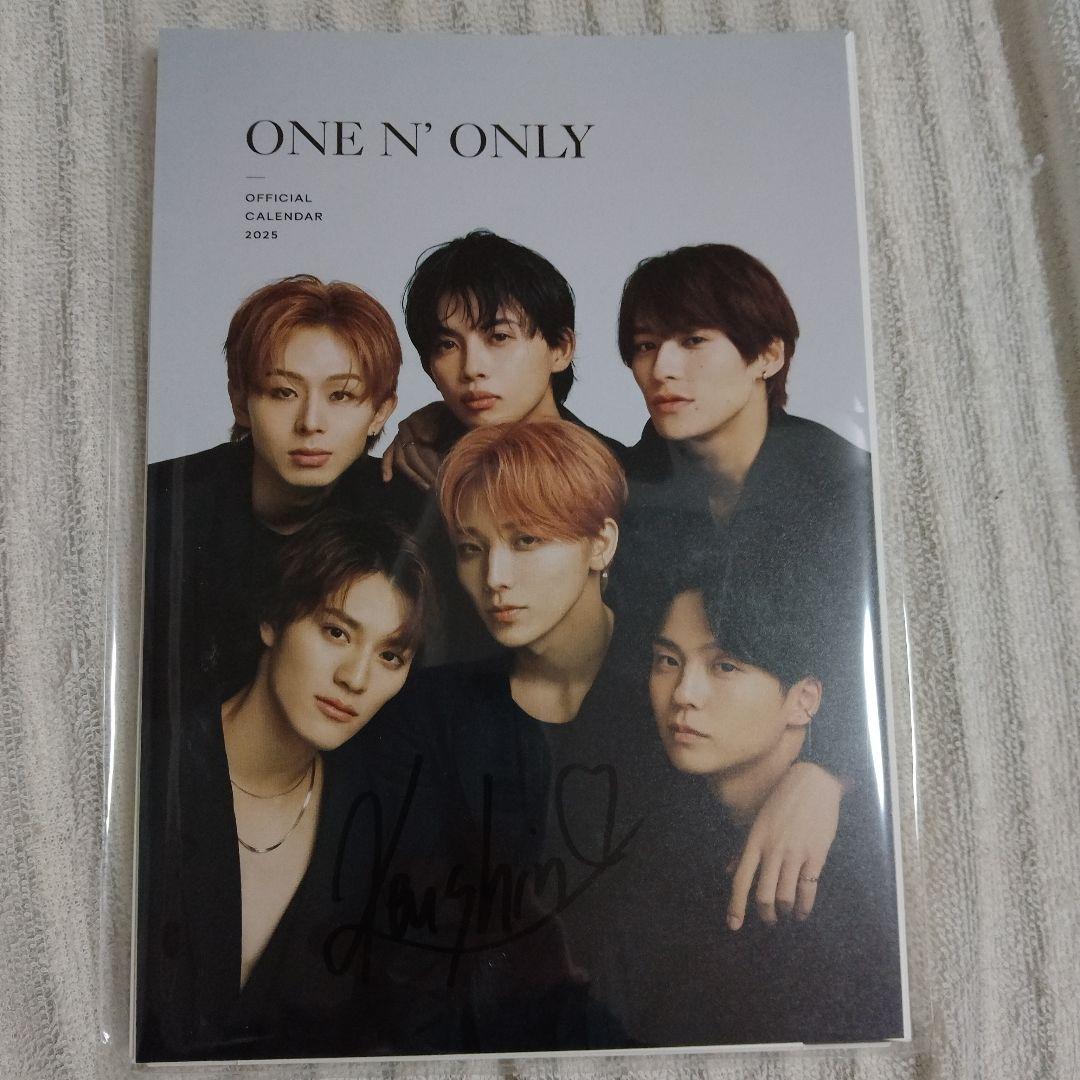 ONE Ｎ’ ONLY カレンダー　上村謙信　サイン入り