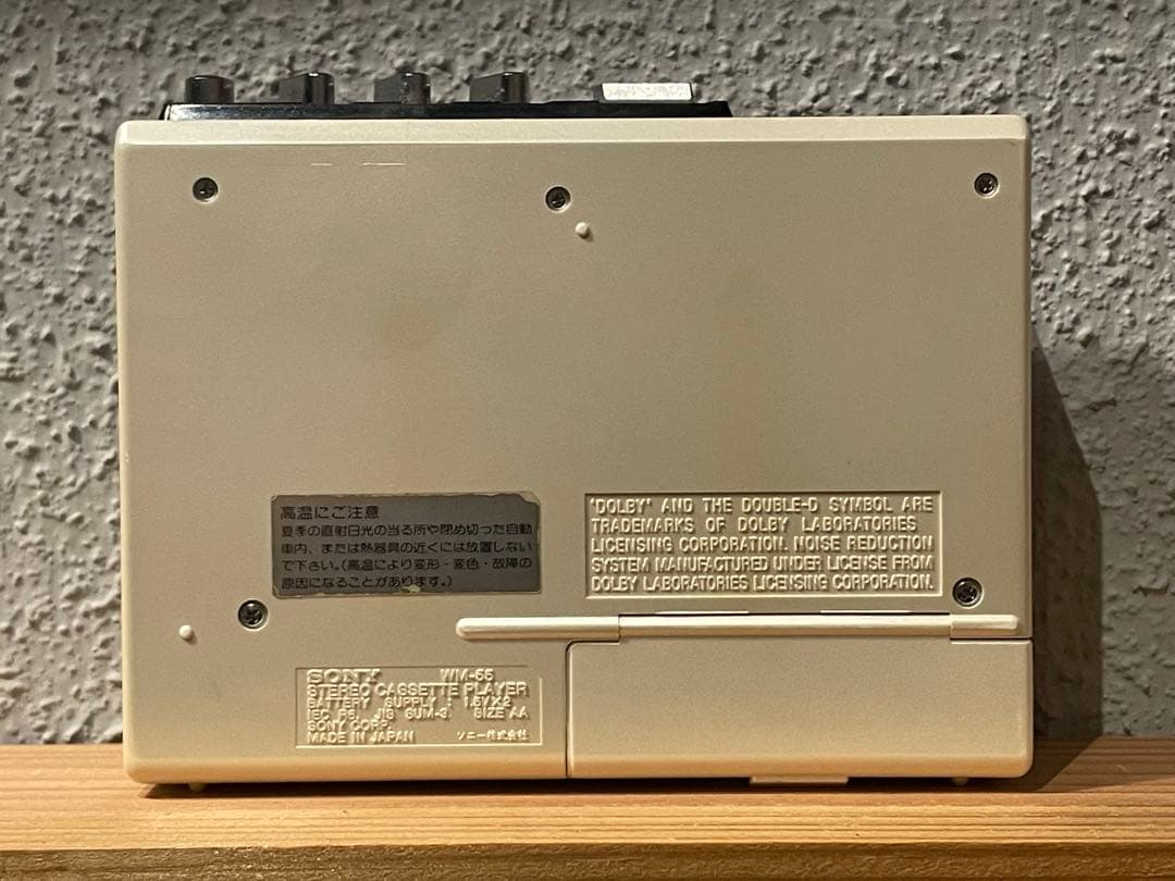 SONY WM-55 カセットプレーヤー AUTO REVERSE