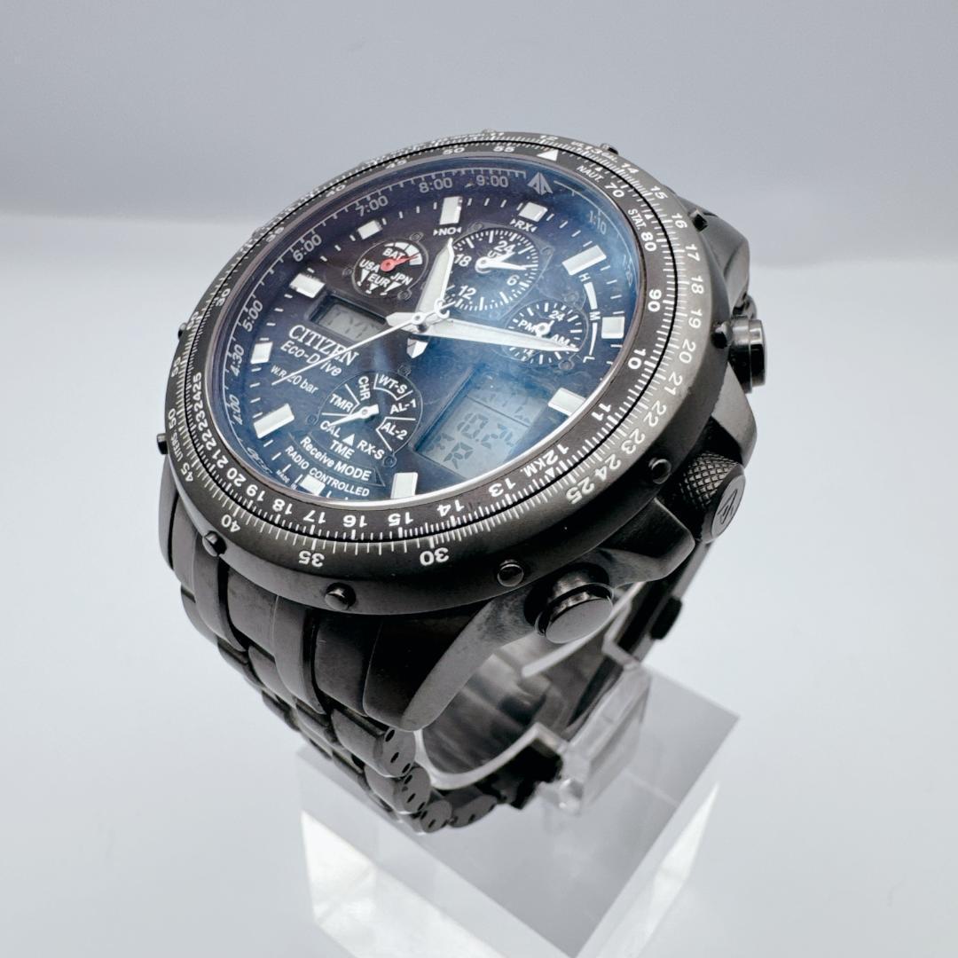 【美品】 CITIZEN プロマスター スカイ ナビホーク U600　ガンメタル