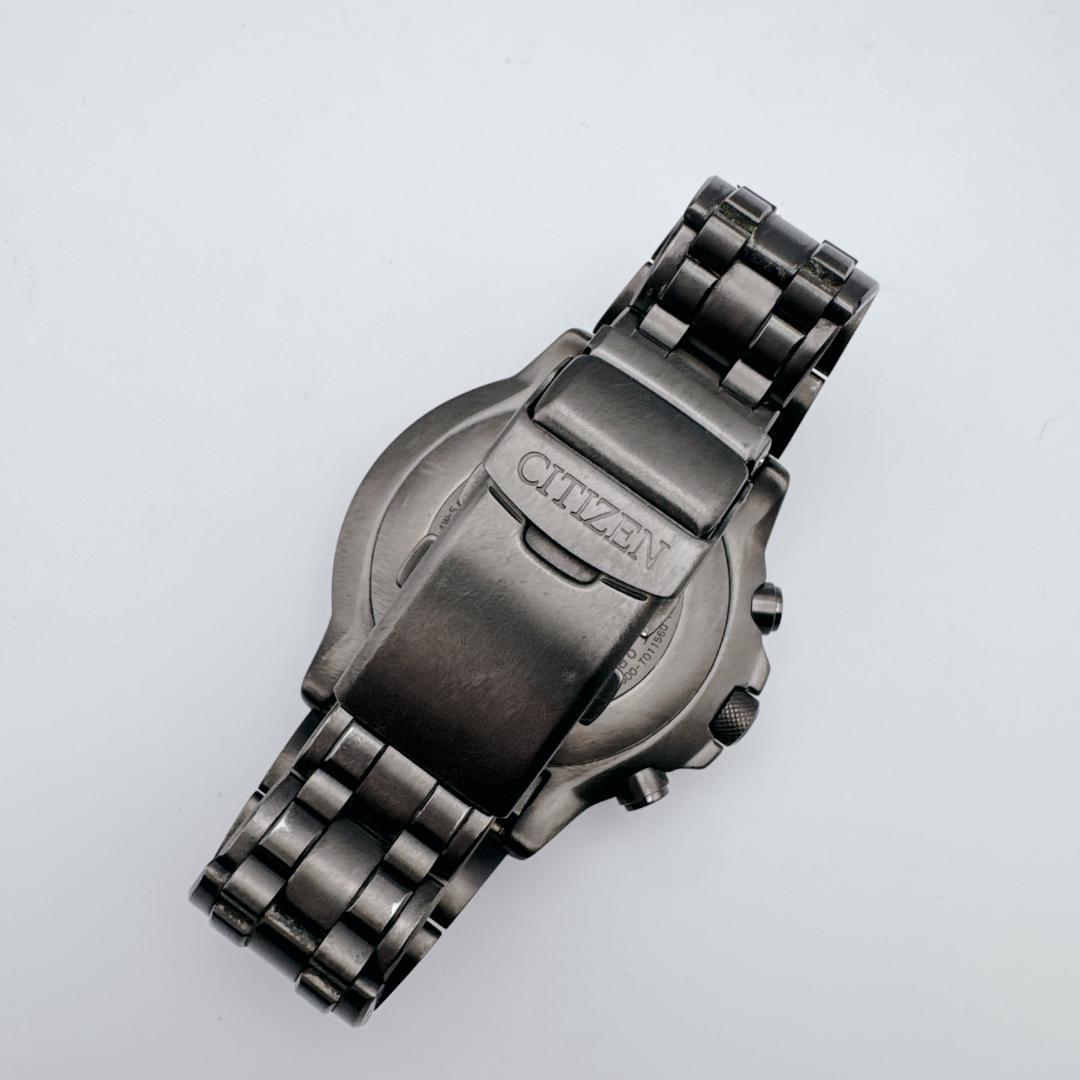 【美品】 CITIZEN プロマスター スカイ ナビホーク U600　ガンメタル