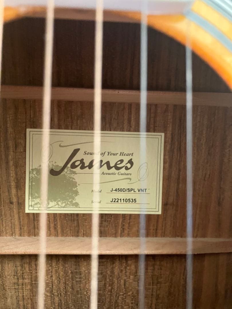 James J-450D/SPL VNT アコースティックギター Guitar