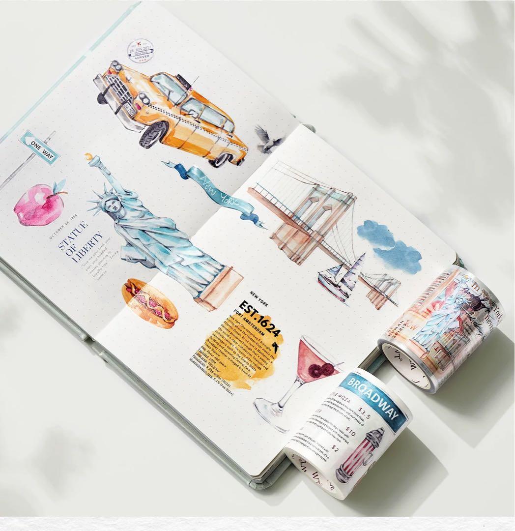 WT《纽约夜曲》海外マスキングテープ　マステ 【1940】