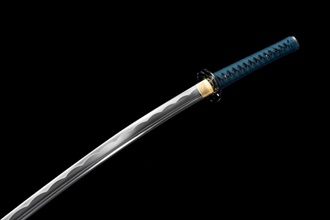 4215-武具 刀装具 日本刀　模造刀 居合刀 武士道 武蔵 鑑賞用 手鍛造打