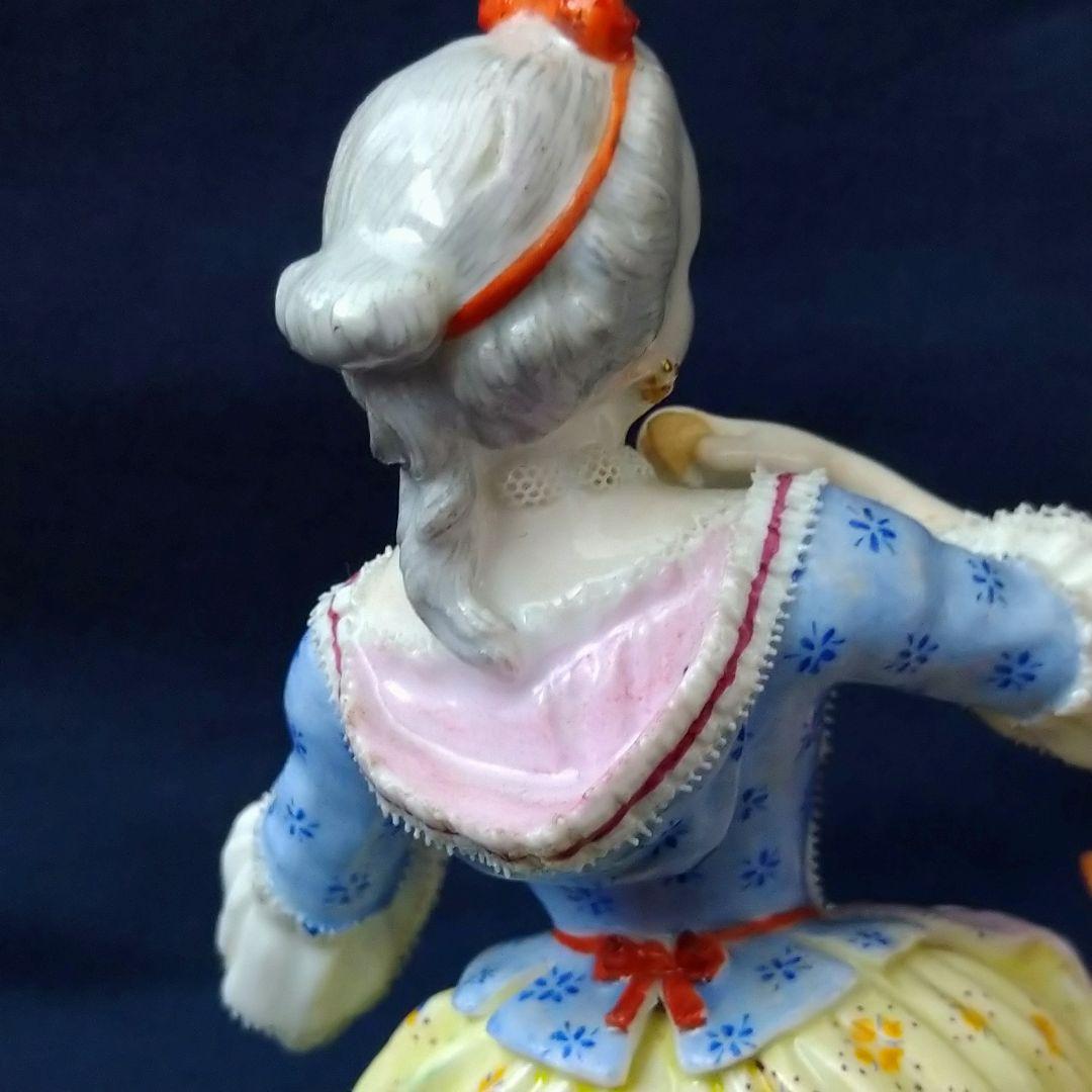✤1924年以前マイセン(Meissen)フィギュリン『五感の寓意(味覚)』