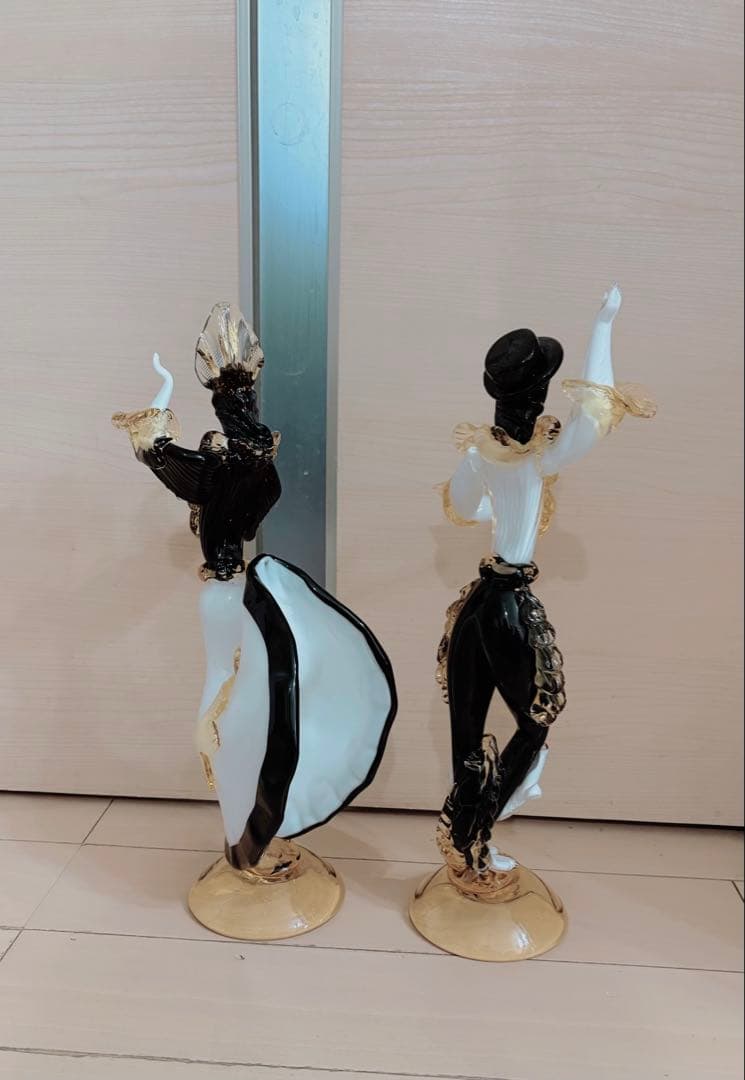 れ*い様 ベネチアンガラス　2体セット（北一硝子）