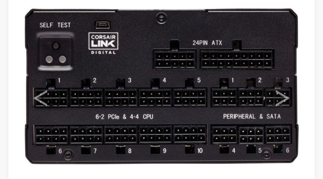 コルセア　AX1600i pc電源ユニット　[80PLUS TITANIUM]