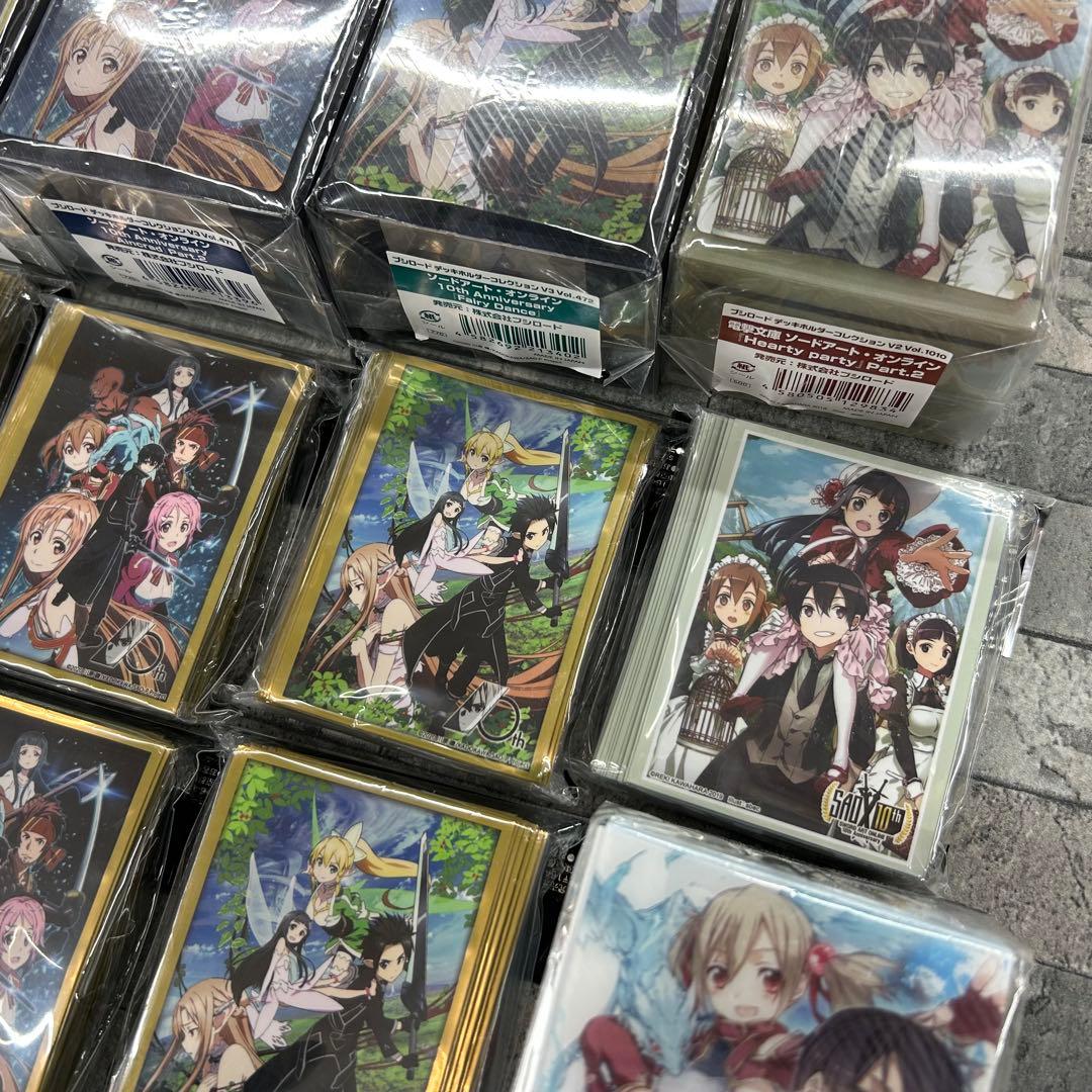 〈新品未開封〉スリーブ デッキホルダー SAO まとめ売り