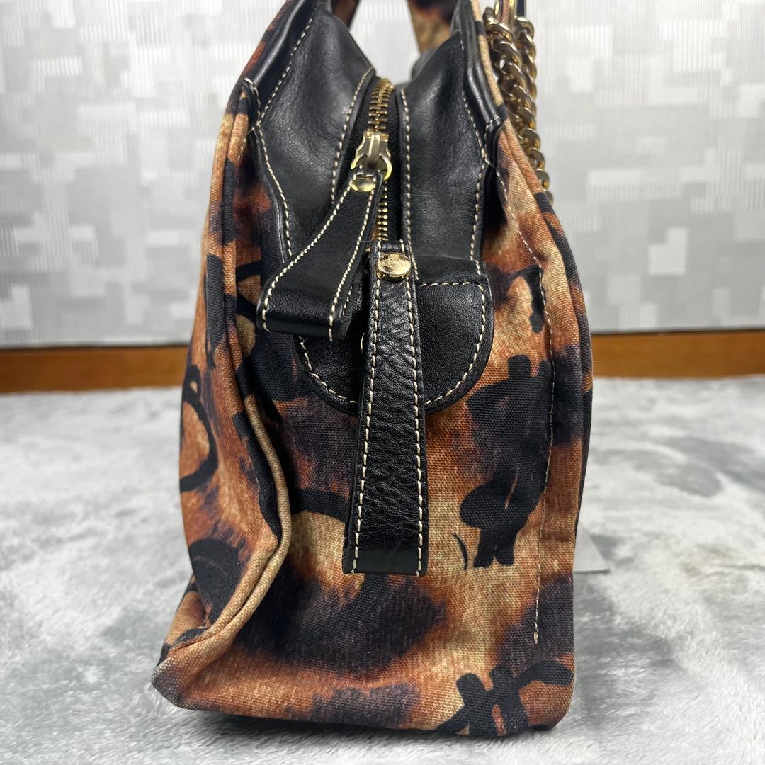 Vivienne Westwood オーブ レオパード ハンドバッグ