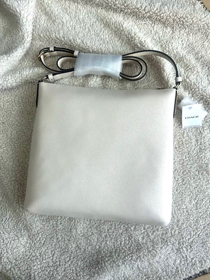 COACH ホワイト ショルダーバッグ C1556