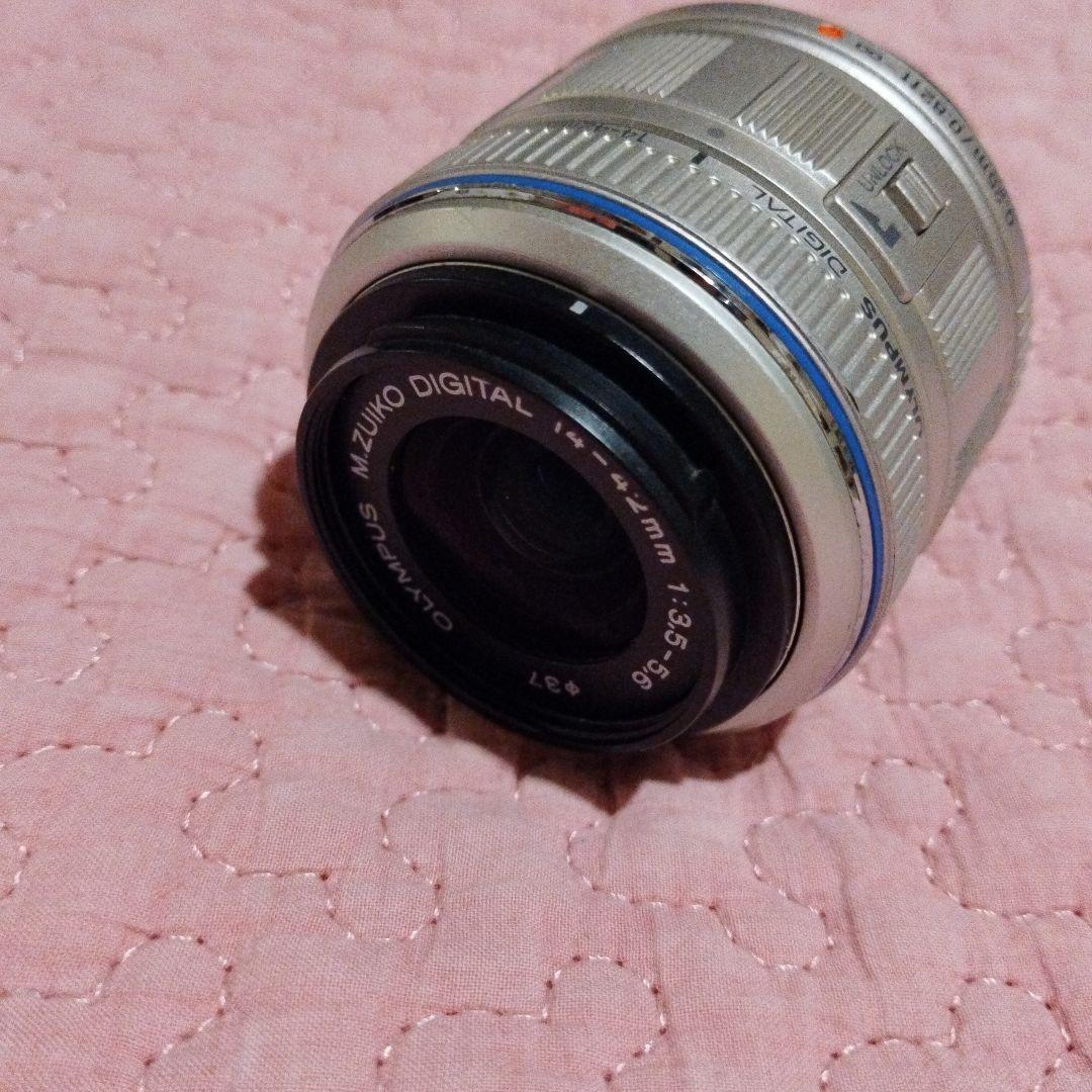 オリンパス 14-42mm 標準レンズ シルバー