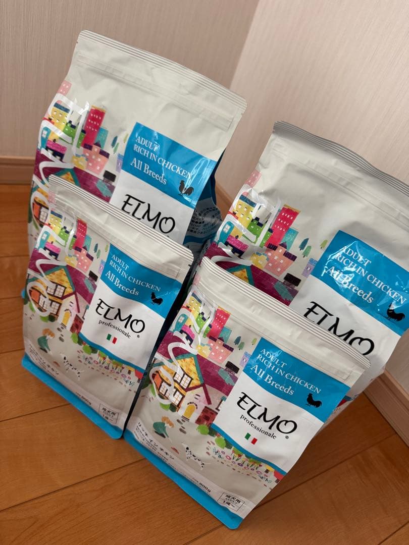 ELMO リッチインチキン 成犬用 3kg 2個　800g 2個　合計7.6kg