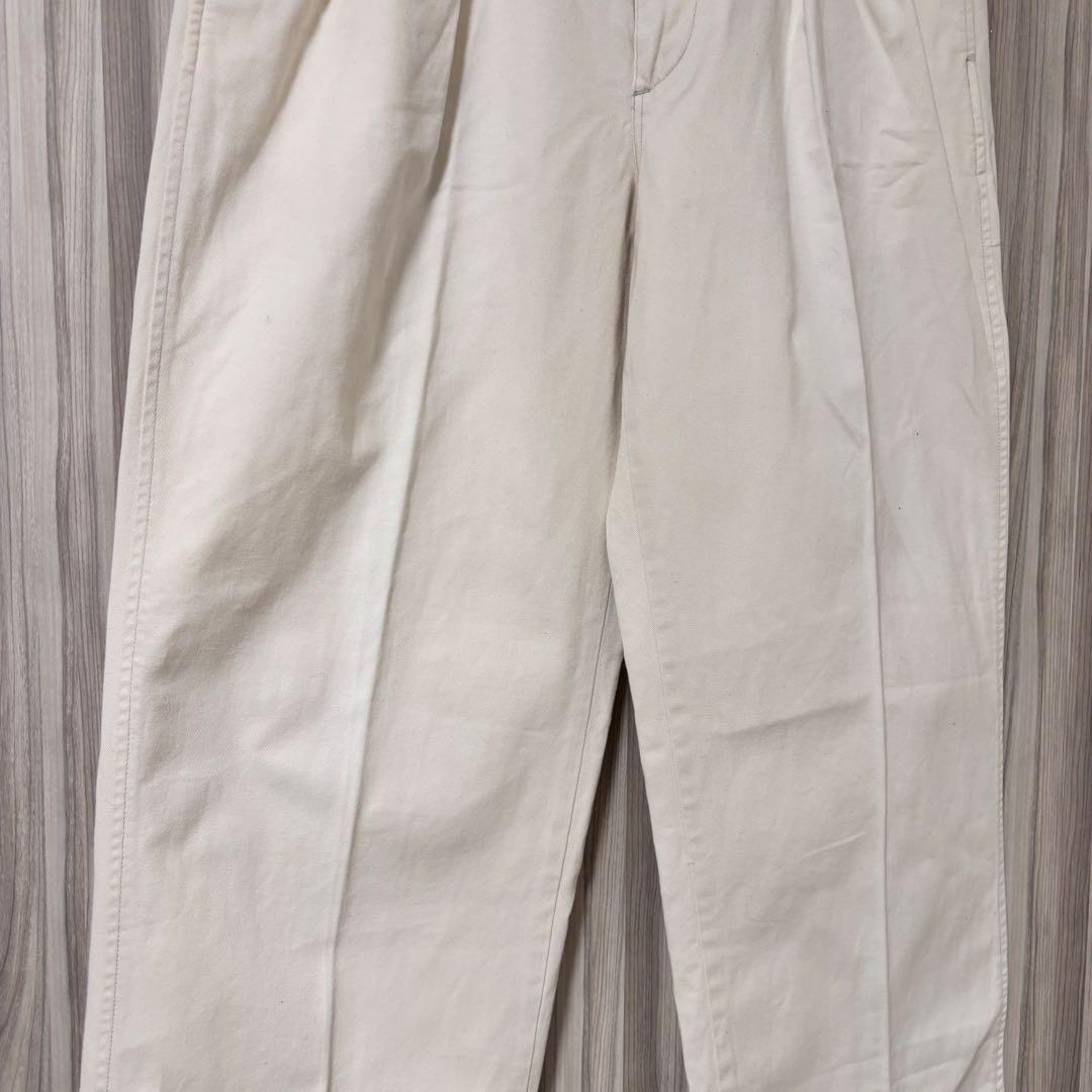 【初期タグUSA製】 ラルフローレン ポロチノ ホワイト チノパン 90s