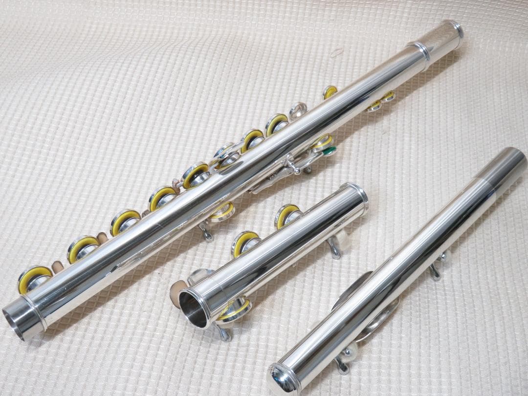 全タンポ＆ヘッド・コルク交換済　フルート　ヤマハ　YFL 211S Eメカ付き