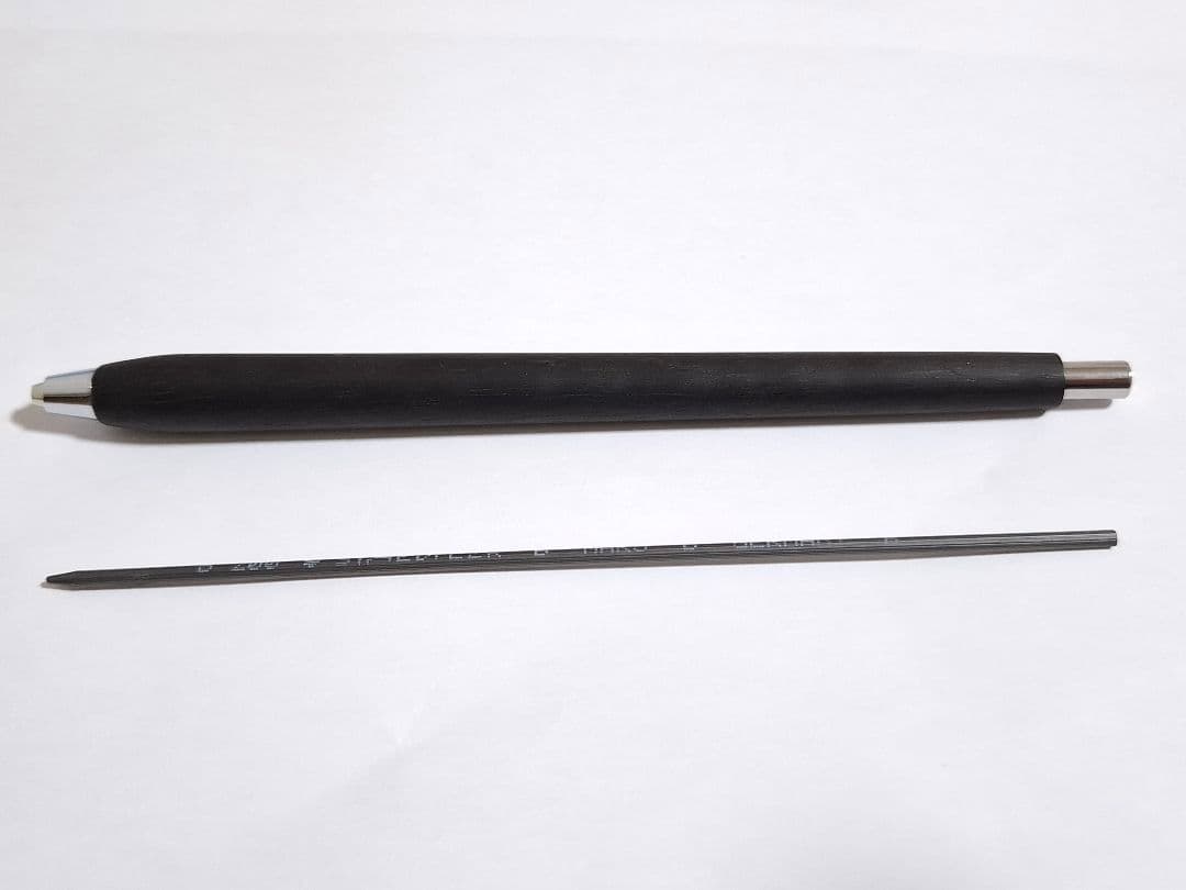 ほぼ未使用　ニコラス・ヘミングウェイ 2㎜　芯ホルダー　黒檀　エボニー　ケース付