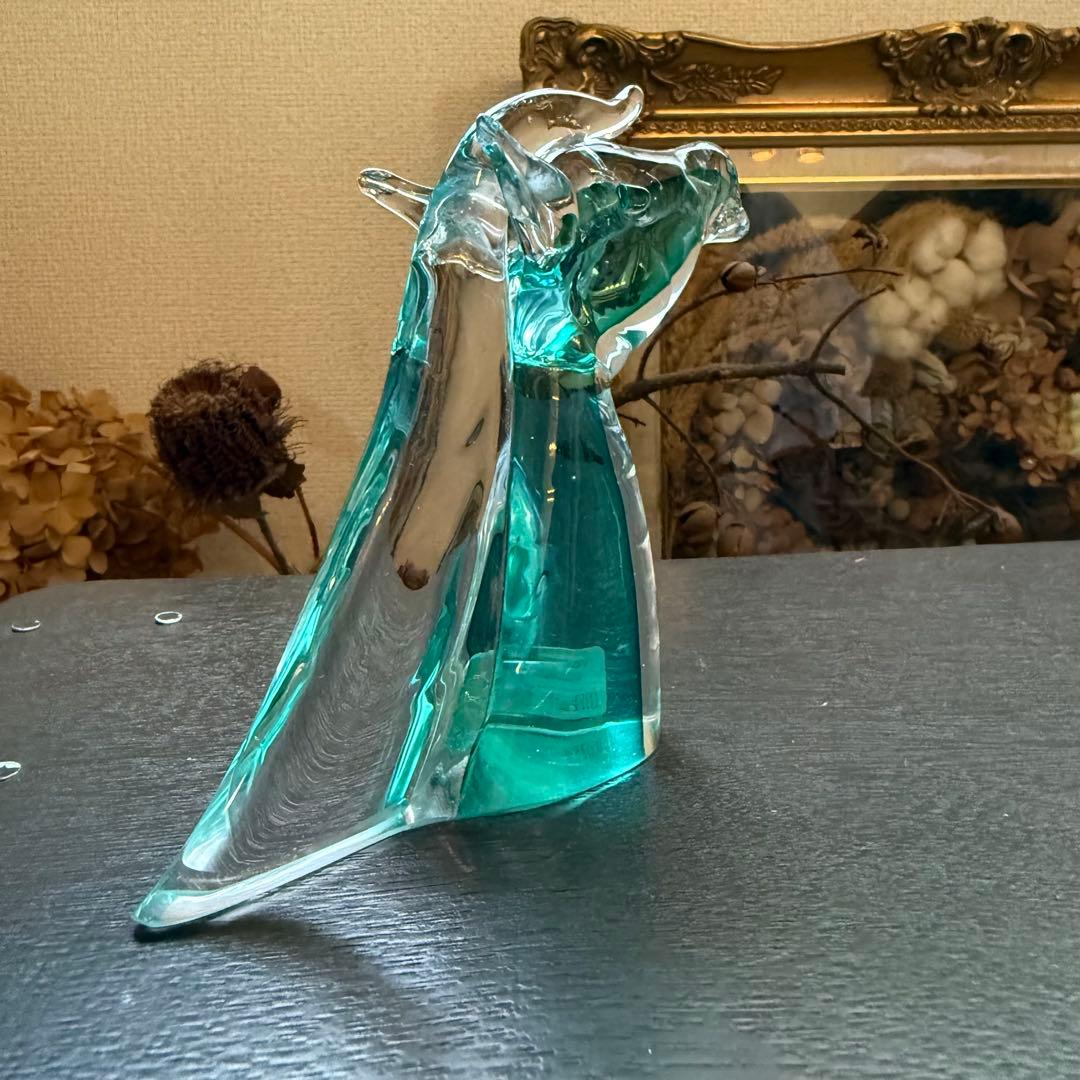 ムラーノグラス 馬 murano vetri ビンテージ ヴェネツィアンガラス