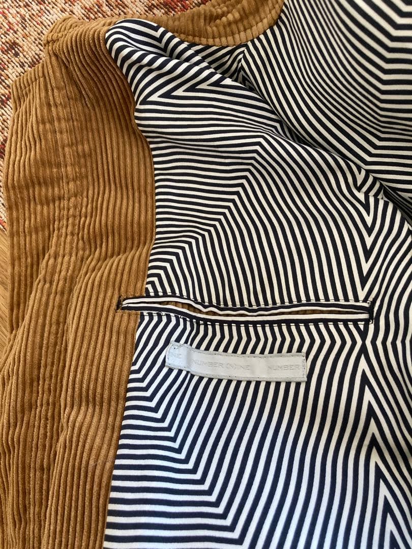 NUMBER (N)INE ナンバーナインコーデュロイモーターサイクルジャケット