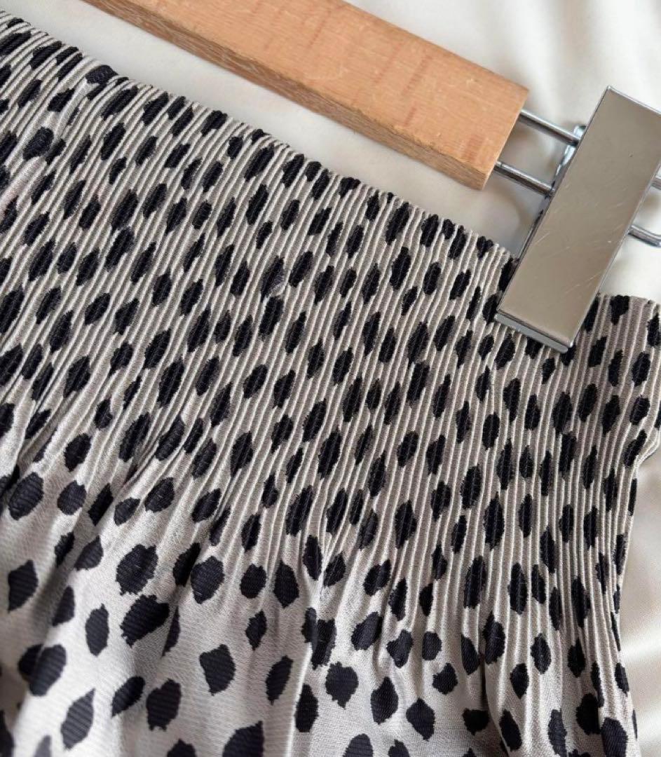 BEARDSLEY ジャガードキュロット レオパード