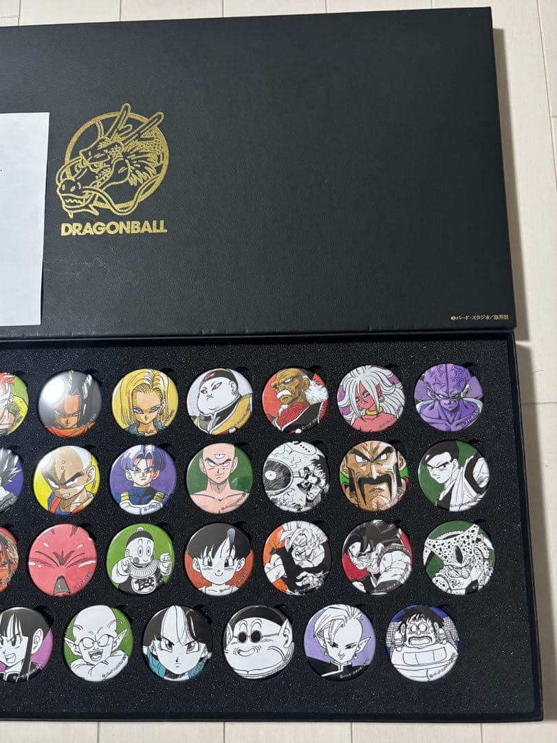 ドラゴンボール 39周年39種類缶バッジ 当選通知書付き