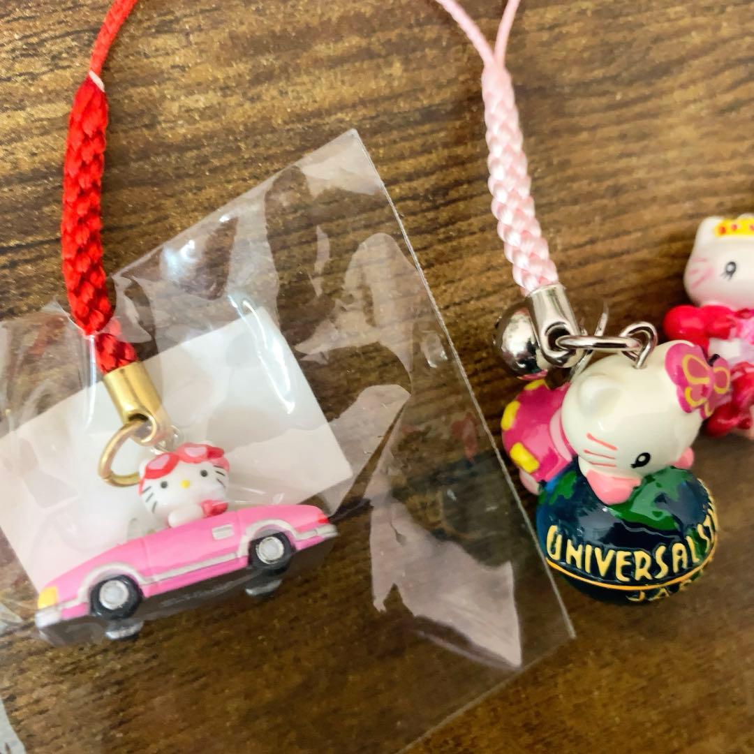 レア　サンリオ ハローキティ USJ限定　 ドレス 車　地球儀　根付　3点